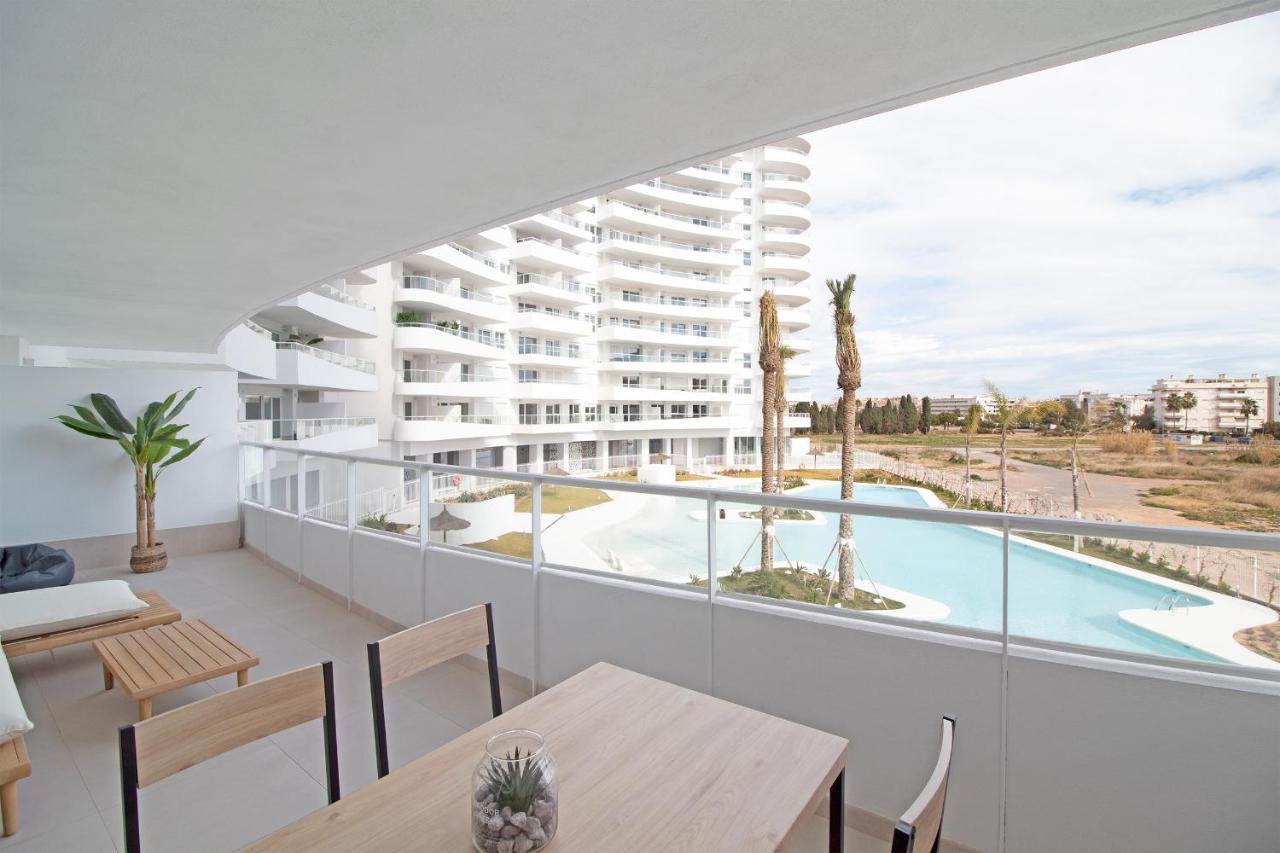 Global Properties, Apartamento Con Terraza Y Vistas A La Piscina En Gran Canet Canet d'En Berenguer Exterior foto